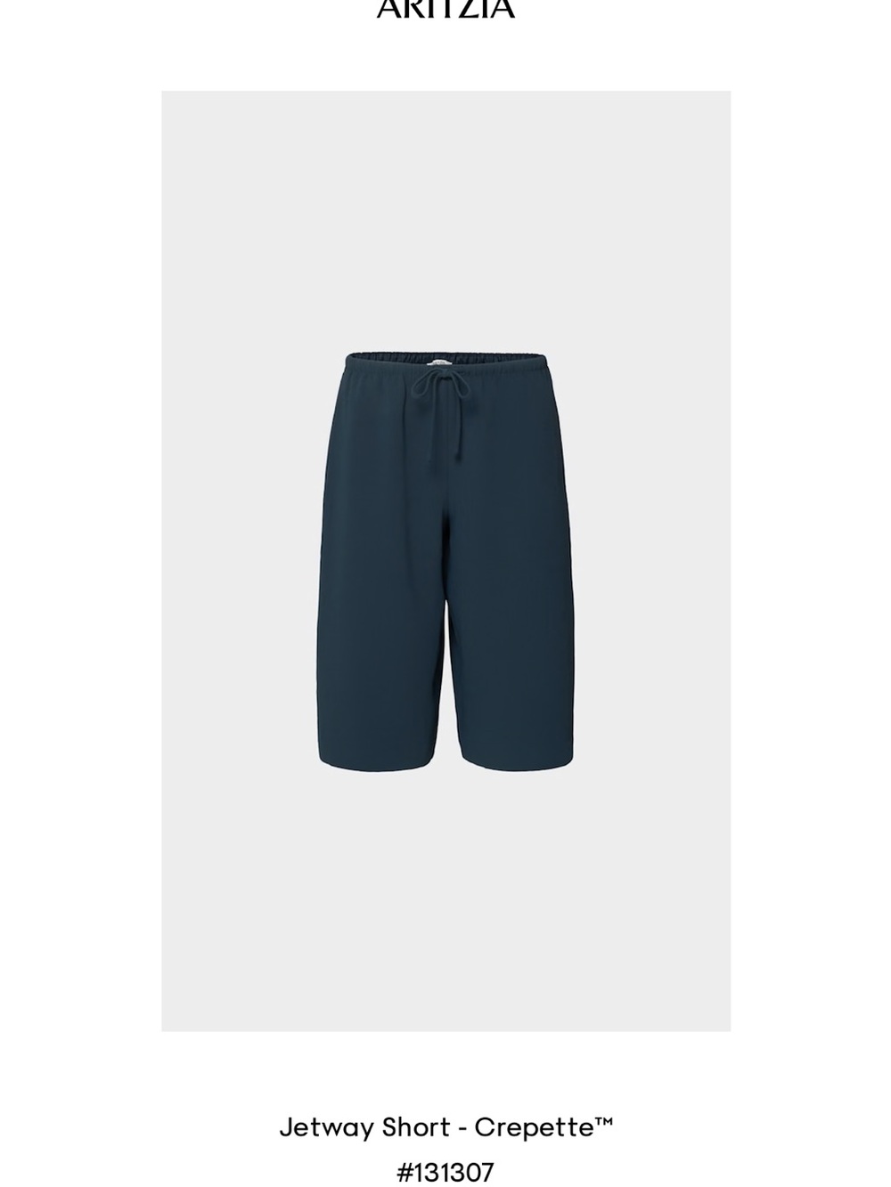 Aritzia Women’s Jetway Shorts in Navy